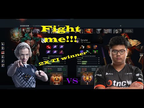 Dota 2 Gameplay Perspective Topson rank(32) vs Armel rank (1) Total ownage!!!