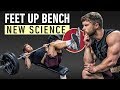Benching With The Feet Up Increases Chest, Tricep and Core Activation (New Research)
