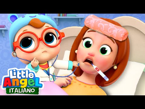 Mamma, Ti Cura Dottor Gianni ❤️⏰ Cartoni Animati & Canzoni Bambini | Little Angel Italiano