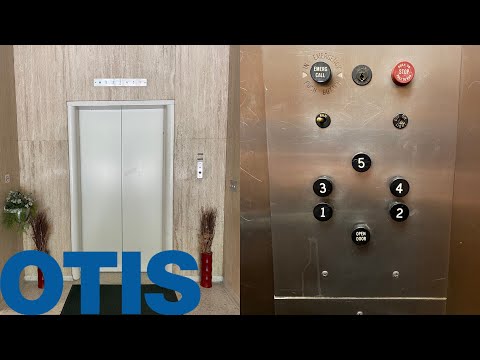 Incredible Vintage Otis Black Button Traction elevator @ Hillsdale Executive - San Mateo, CA