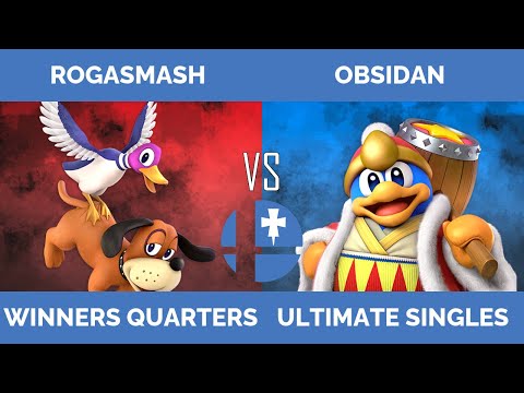 RogaSmash 329: SSBU – Winners Quarters — Rogasmash (Duck Hunt) vs Obsidan (Dedede)