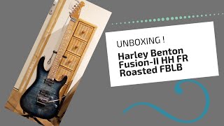 Video thumbnail for Unboxing Harley Benton Fusion II HH FR roasted FBLB ! by Chrisdava