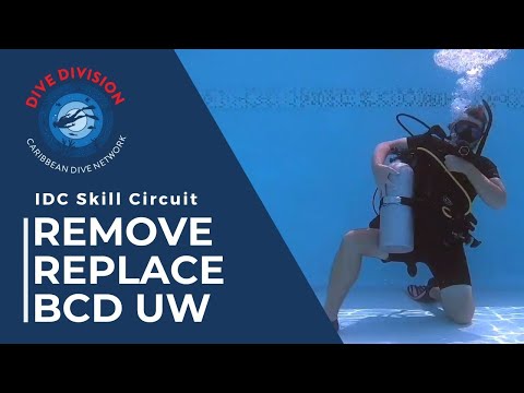PADI IDC Skill Circuit: Remove & Replace SCUBA Unit UW (Revised Instructor Development Course)