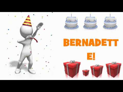 HAPPY BIRTHDAY BERNADETTE!