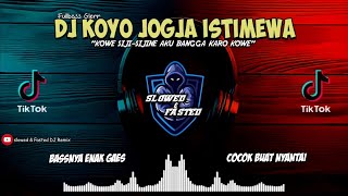 Download lagu DJ KOYO JOGJA ISTIMEWA || KOWE SIJI SIJINE AKU BANGGA KARO KOWE || SLOWBASS REVERB mp3