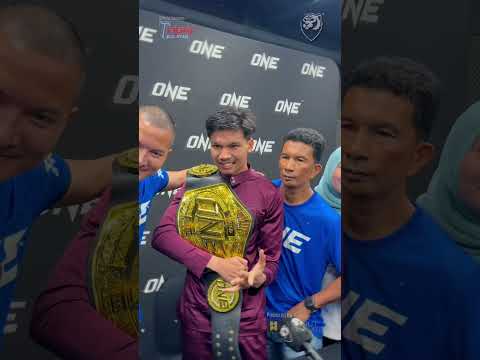 Aliff buat semua ni DEMI MALAYSIA 🥺🇲🇾❤️ #AliffRakib #OneChampionship