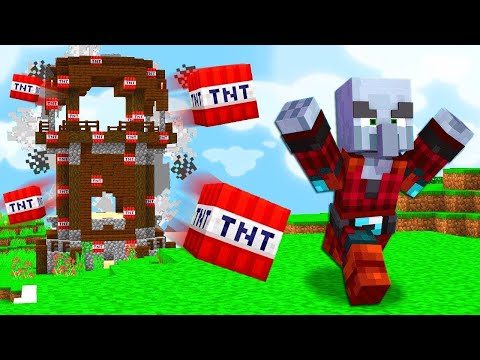 Distruggo la BASE dei PILLAGER su Minecraft