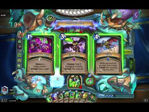 ladder to legend with otk il'gynoth vs same, one dmg need to lethal but he have