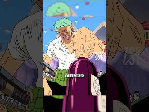 This is why Zoro is Luffy’s right hand man 🗿(Why did Robin say that?🤣)