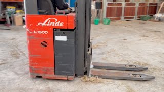 Linde L1600 pallet stacker | Image 4 - Machineryline