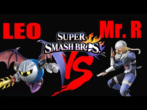 Smash Factor Mexico Grand Finals Leo - (Meta Knight) Vs. Mr. R (Sheik)| SSB4