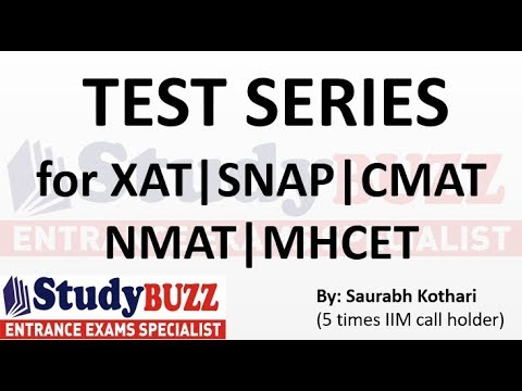 Test Series for XAT | CMAT | SNAP | NMAT | MHCET exams Test Series for XAT | CMAT | SNAP | NMAT | MHCET exams