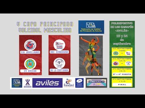 AD LA CURTIDORA 🆚 RGC COVADONGA  3º Y 4º PUESTO    V COPA PRINCIPADO SENIOR MASCULINO