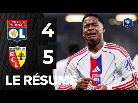 2-2 Résumé Lyon vs Lens !! tirs au but Coupe de France Highlights Thauvin Goal 1st-Half