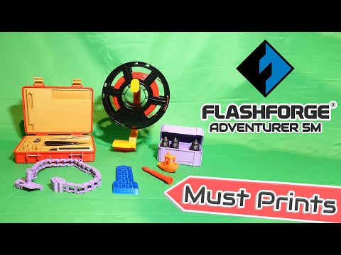 Flashforge Must Prints!! (7 Things You Need to Print on Your Flashforge Adventurer 5M)
