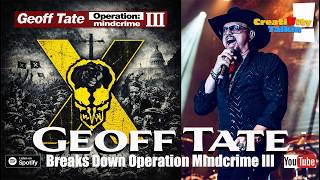 Geoff Tate OPERATION MINDCRIME 3 Interview
