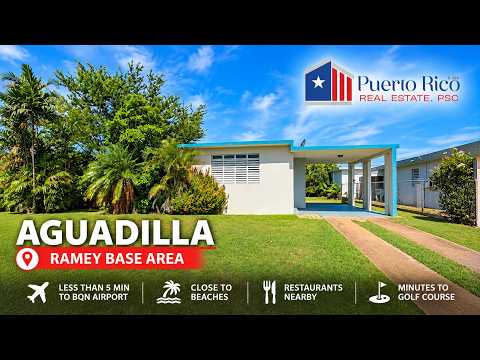 Aguadilla Puerto Rico Home for Sale | 3BR Ramey Base House Tour
