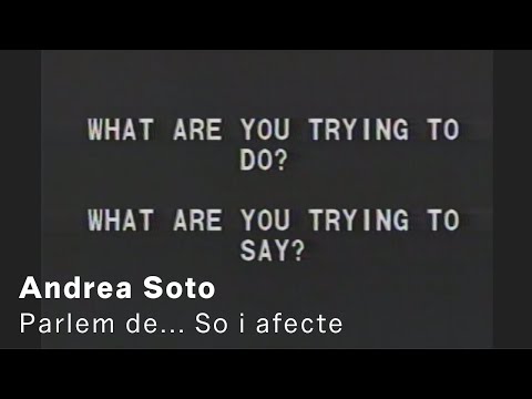 Hablemos de... Tony Cokes | Andrea Soto