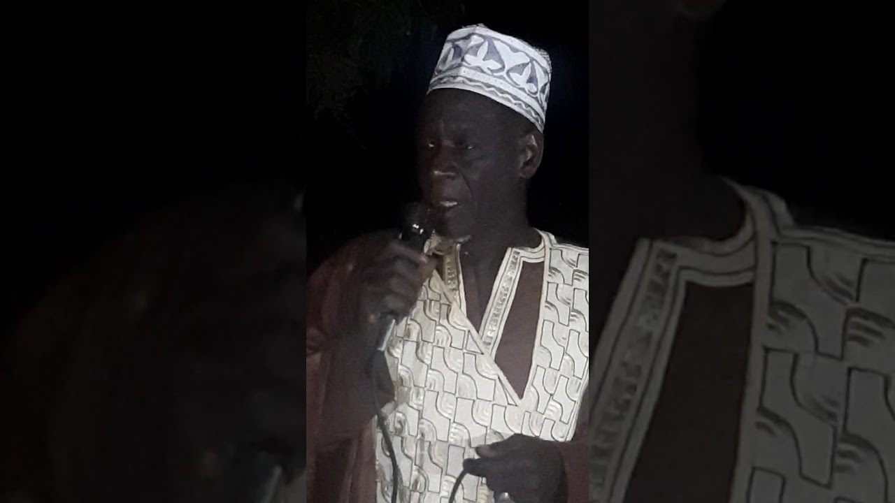president of Tibital pulaagu mo Gambia Sidi dem adress the pulaagu in fulfulde