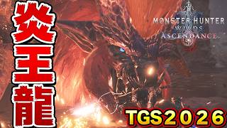 史上最強になった炎王龍テオテスカトル VS アセンダンス太刀『モンスターハンターワイルズ：アセンダンス』【TGS2026　CAPCOMブース】