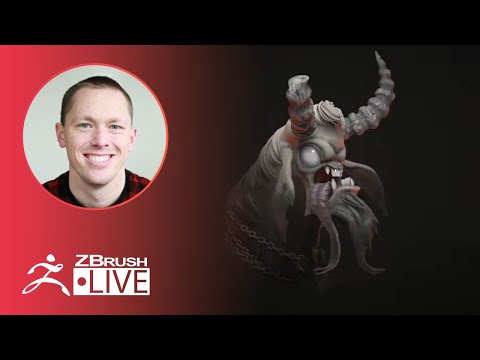 3D Model a Stylized Krampus #withme ! No Spare Time with SMAARTIST - Stephen Anderson - ZBrush 2021