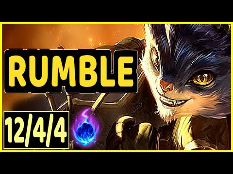 RUMBLE VS NAUTILUS - 12/4/4 KDA TOP GAMEPLAY