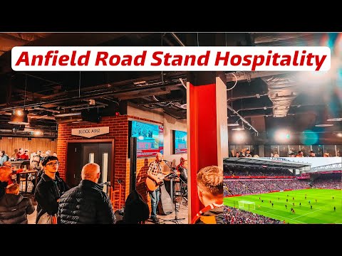 A good look around the hospitality lounge at Liverpool F.C’s Anfield Road Expansion Update