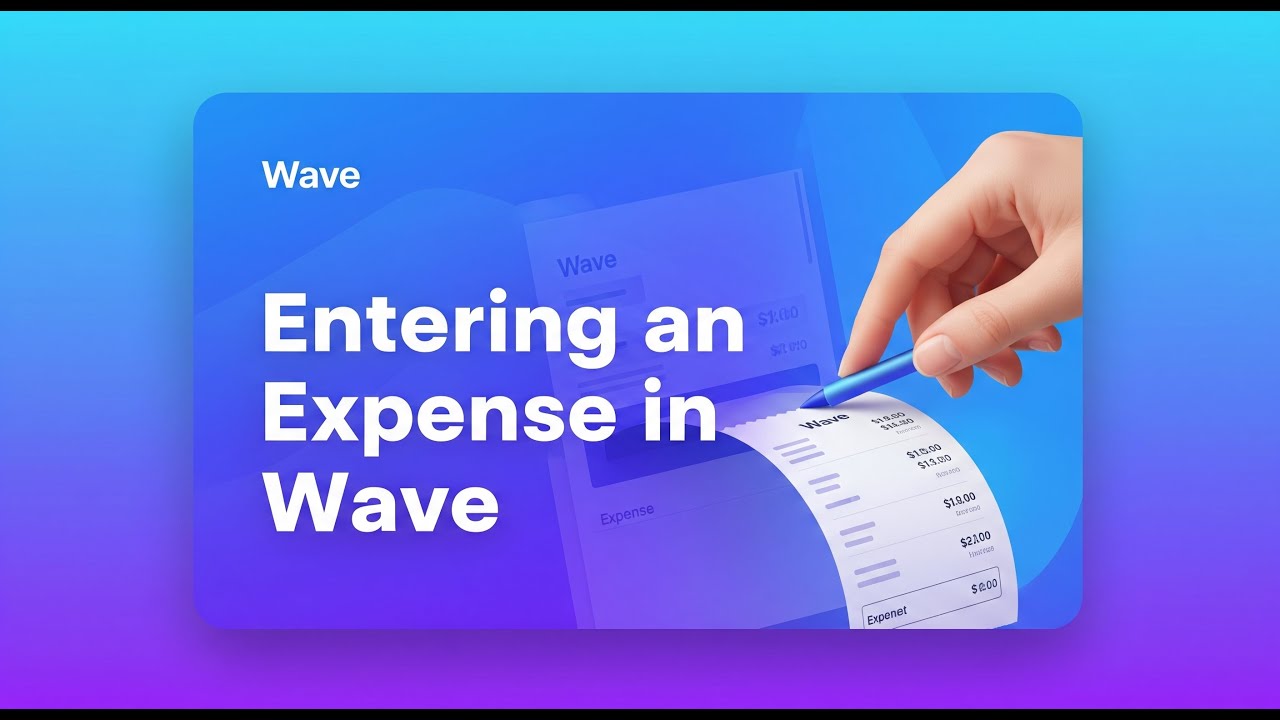 Entering an Expense in Wave - Withdrawal Transactions in Wave - Wave Tutorial
