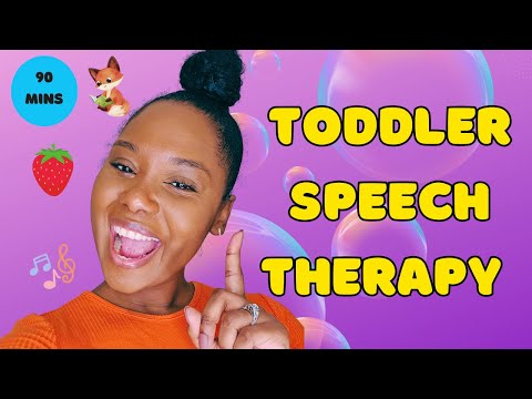 Speech Therapy at home for 2 year olds (Teach baby to talk)