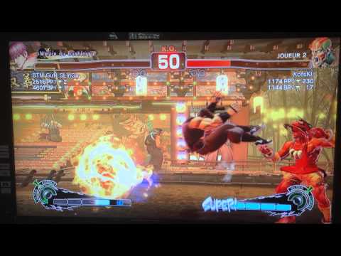 ultra street fighter 4 kofski(Dhalsim) vs BTM GuN SLinGa(Guy)
