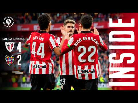 INSIDE I Athletic Club 4-2 Levante UD I LaLiga 2025/26 J23