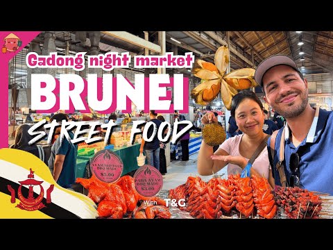 🇧🇳 First Time Trying Brunei Street Food at Gadong Night Market