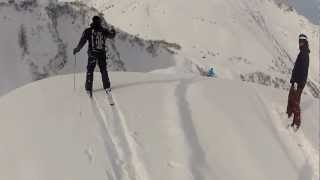 preview picture of video 'Freeride snowboard and ski Valmorel GoPro (HD).mov'