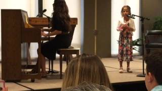 &quot;We exalt your name&quot; - Kari Jobe sung by Emma Beth Brassell &amp; Maria Spears on Piano