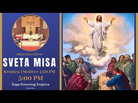 [LIVE] Sveta Misa: UZAŠAŠĆE -  SUBOTA  (23.05.2020) - Župa Presvetog Trojstva Oakville