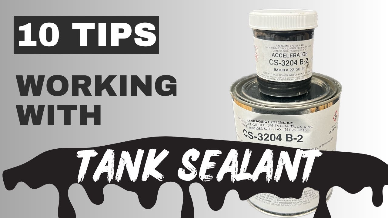 Aviation Vans RV Aircraft Working With Tank Sealant Lessons Learned