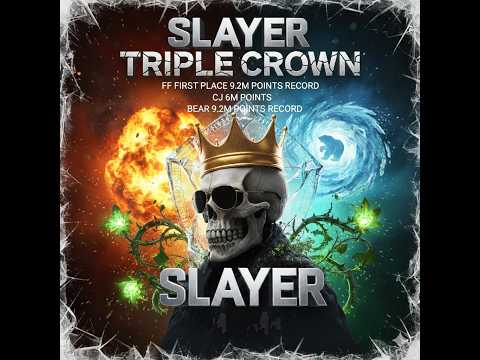 TRIPLE CROWN! 👑 9.2B Bear Record, 6.2M Crazy Joe & FF First Place!