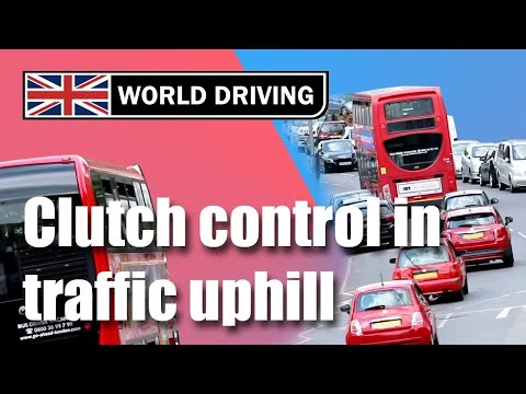 How to Use Clutch Control in Traffic Uphill - Manual Car on a Hill