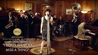 I Don&#39;t Want To Miss A Thing - Aerosmith (1920s Brass Band Cover) ft. Sara Niemietz