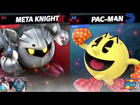 WaveDash 2023 Winners Round 3 - Pastor (Pac-Man) Vs. Sho (Mr. Game & Watch) - SSBU Tournament