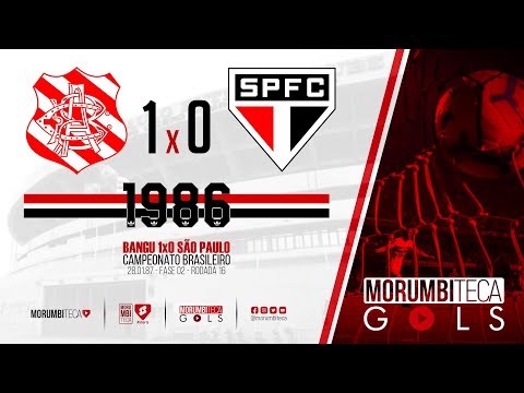 Bangu 1x0 São Paulo - Brasileiro 1986 - fase 02 - rodada 16 - 28/01/1987