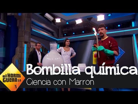 Marron sorprende con una bombilla química gigante - El Hormiguero 3.0