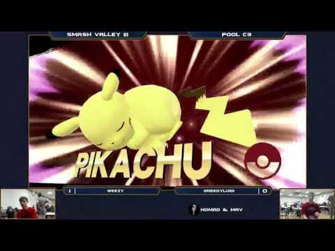Smash Valley III Wii U Singles Pools - Weezy vs GreedyLuigi