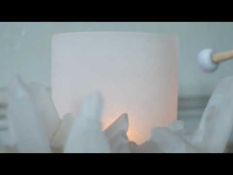 Crystal Bowl 432hz Meditation/3rd Chakra to dissipate anxiety and enhance positive Emotions! 1 hr