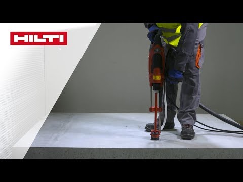 ANLEITUNG zum HILTI Diamantkernbohrgerät DD30-W - Tipps zum Bohren