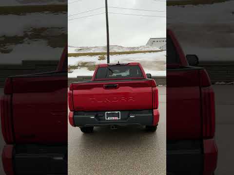 2025 Toyota Tundra in Red for sale at Forbes Waterloo Toyota in Waterloo, ON