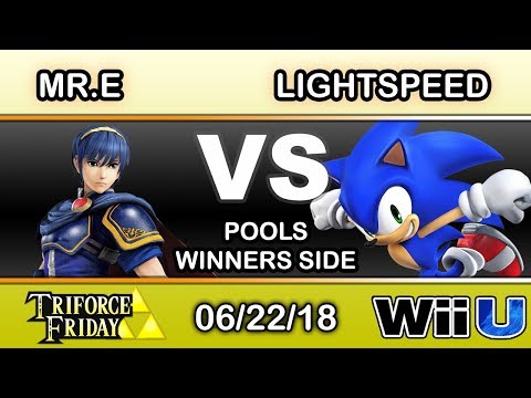 TFF - W2W | Mr.E (Marth) Vs. LightSpeed (Sonic) Winners R3 - Smash 4