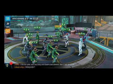 501k x factor VS 706k maruders - MARVEL strike force - MSF