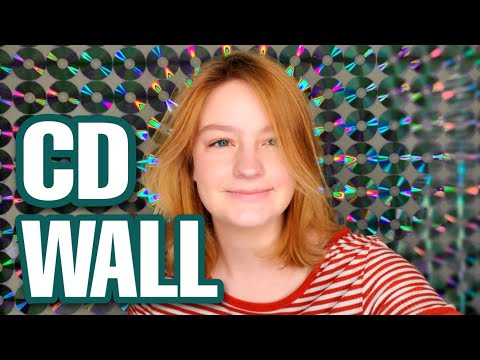 I COVERED AN ENTIRE WALL WITH CD's!!! ????