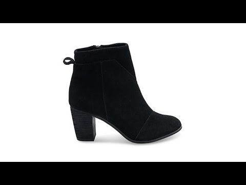 TOMS Lunata Pieced Suede Bootie